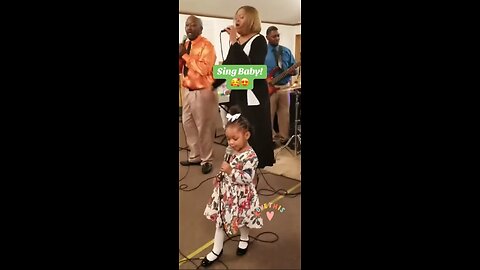 Sing babygirl!! Quartet!! Kid singing!! 🎤🎵✔️🎶🔥