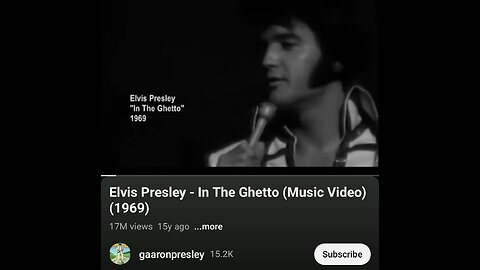 Elvis Presley - In the Ghetto