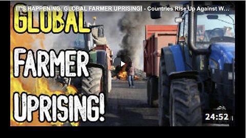 "Global Farmer Uprising Underway!"