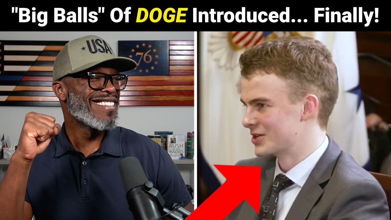 DOGE Introduces "BIG BALLS" During First 100 Days Recap Interview!