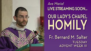 Tuesday of the Third Week of Advent - December 16, 2025 - OLC HOMILY