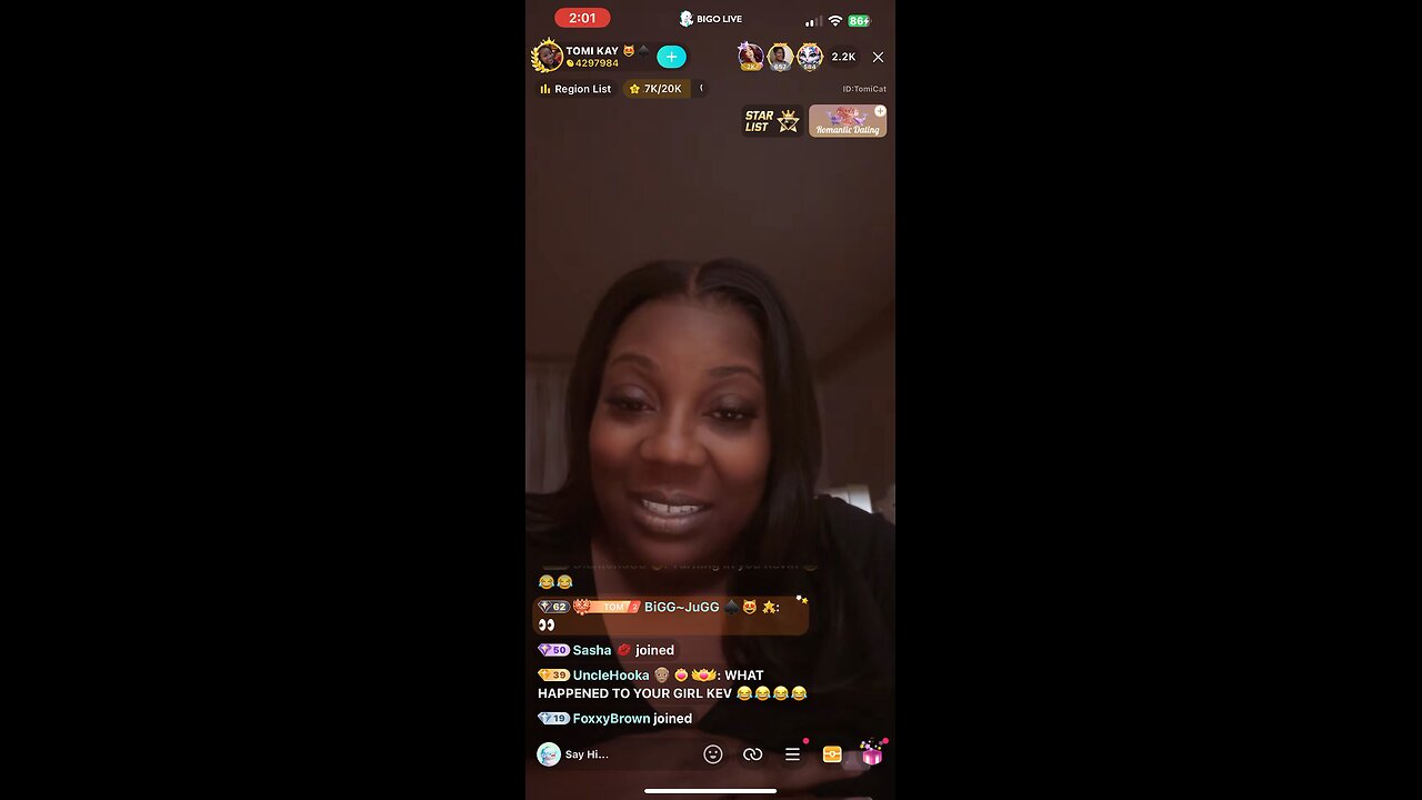 Tomikay still trying to start some mess