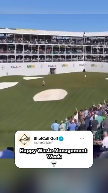 Y'all ready for Waste Management Weekend???