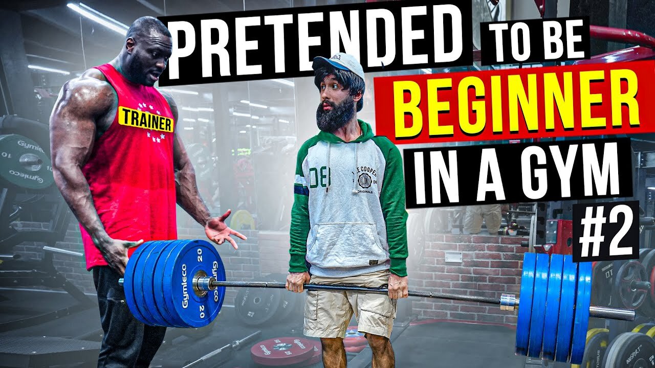 Elite Powerlifter Pretended to be a BEGINNER in a GYM #2 ｜ Anatoly gym prank