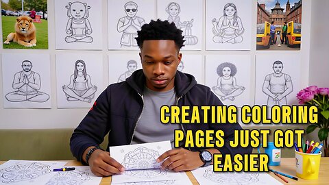 A new way to make coloring pages with AI 🎨