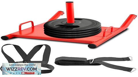 VEVOR Weight Sled Push Pull Heavy High Training Sled Drag Fitness HD Review