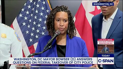 D.C. Mayor Bowser Corrects Reporter Asking About Trump’s Takeover: ‘Let Me Stop You There, There Has Been No Takeover’