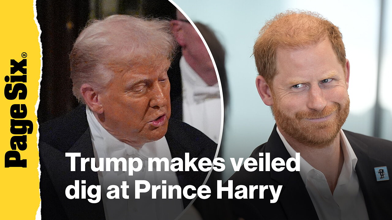 Donald Trump makes thinly veiled dig at Prince Harry during state banquet with Prince William, King Charles