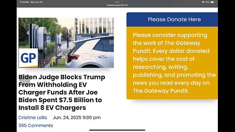 Biden Judge Blocks Withholding EV Funds After Joe Biden Spent $7.5 Billion to Install 8 EV Chargers