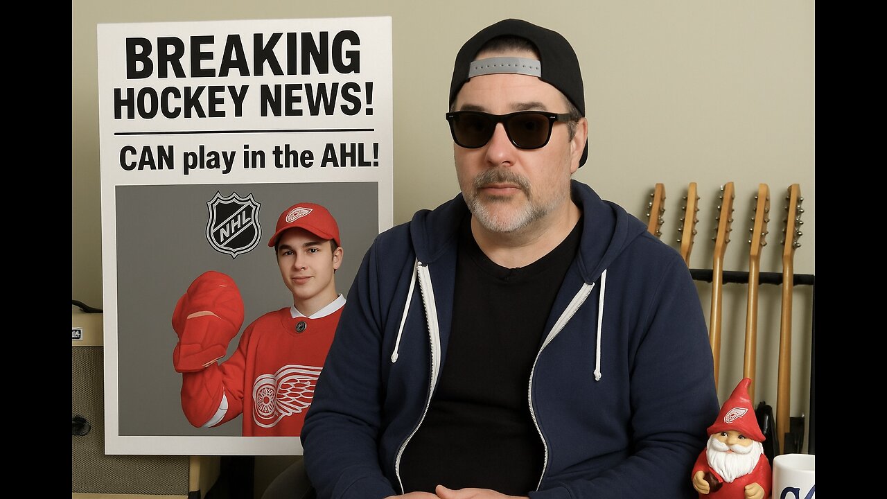 Red Wings Report - Carter Bear CAN play in the AHL THIS YEAR!