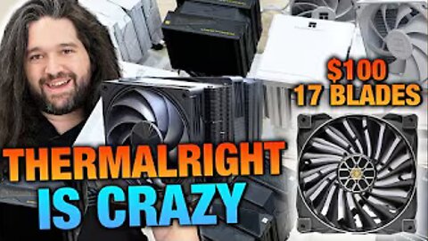 🔥🌀 Thermalright is a MENACE! 17-Blade Fan, Dozens of Coolers, New Case & Mini PCs 😱💻 | ft. CEO
