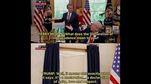 DONALD J. TRUMP DOESN'T KNOW OUR DECLARATION OF INDEPENDENCE