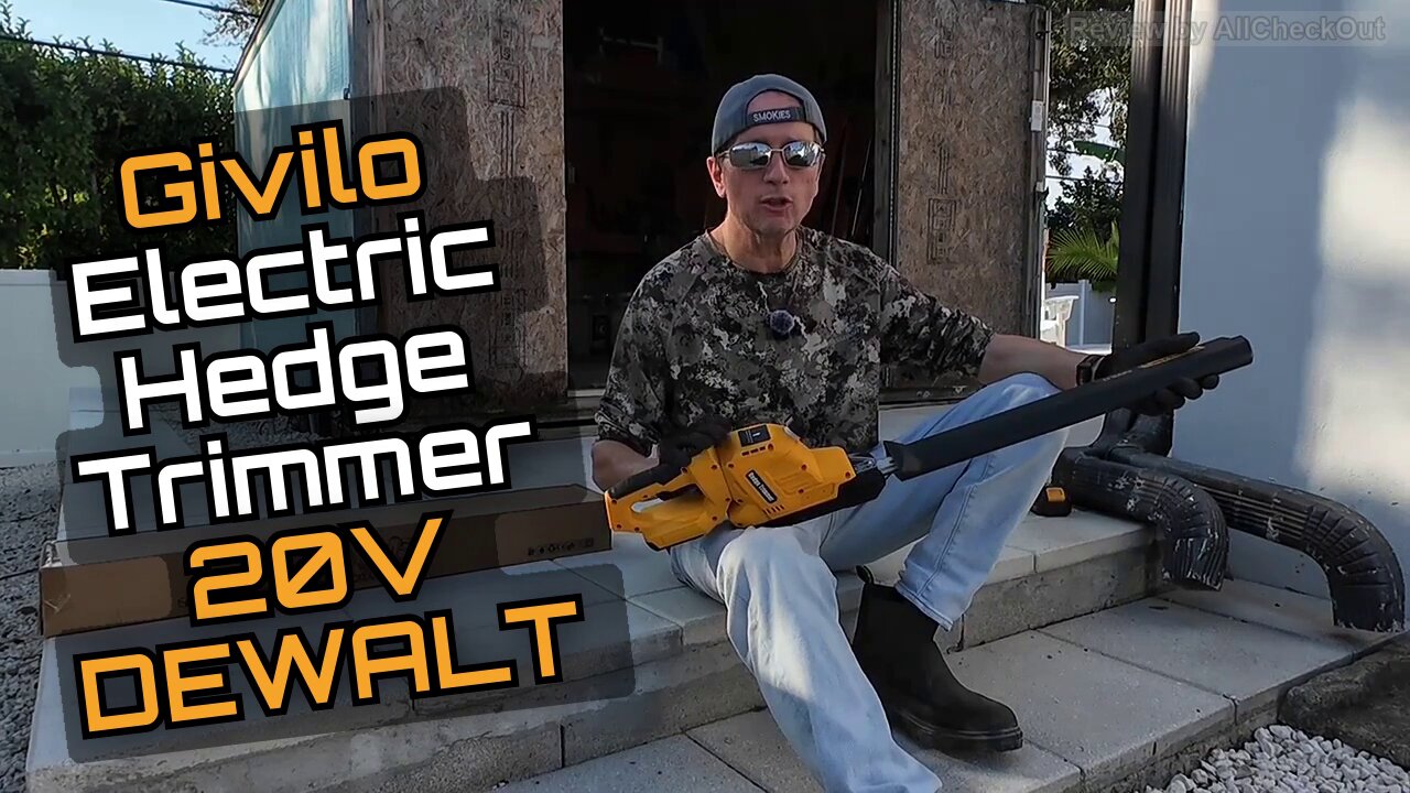 Givilo 20-Inch Cordless Hedge Trimmer Review - Assembly, Oiling, and Branch Cutting Test