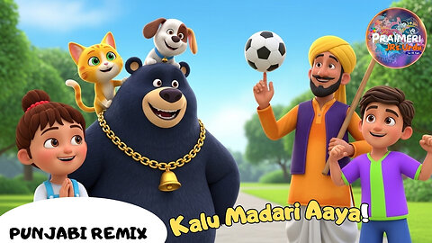 Kalu Madari Aaya 'NEW PUNJABI REMIX' | Kids Fun Nursery Rhyme and Song OUT NOW