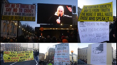 LONDON 30: NO to DIGITAL ID – “The Lion sleeps NO MORE… It’s time for THE LION TO ROAR!” David Icke