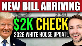 BREAKING: New Bill for $2000 Tariff Checks Arriving 2026!