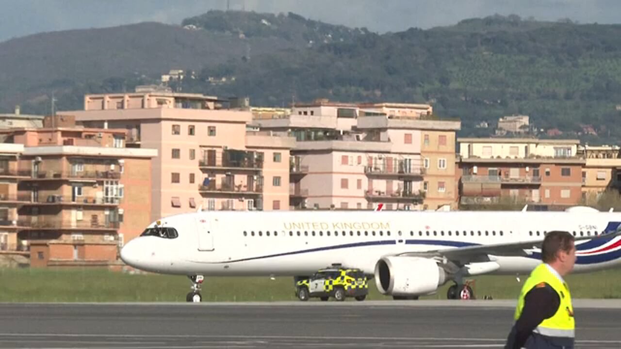 King Charles III arrives in Italy for state visit