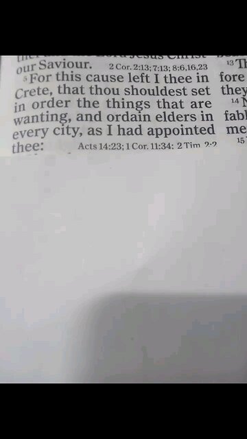 Acts 14:23 , Titus 1:5