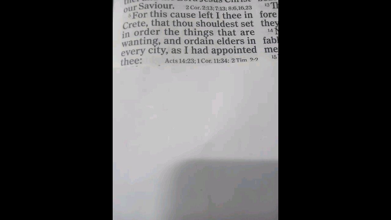 Acts 14:23 , Titus 1:5