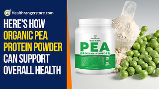 Here's how Organic Pea Protein Powder can support overall health