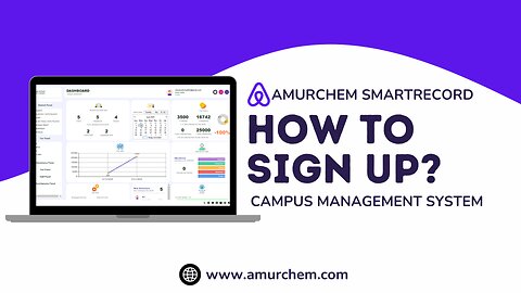 How to Sign Up on AmurChem SmartRecord | Academy & School Management Software Tutorial