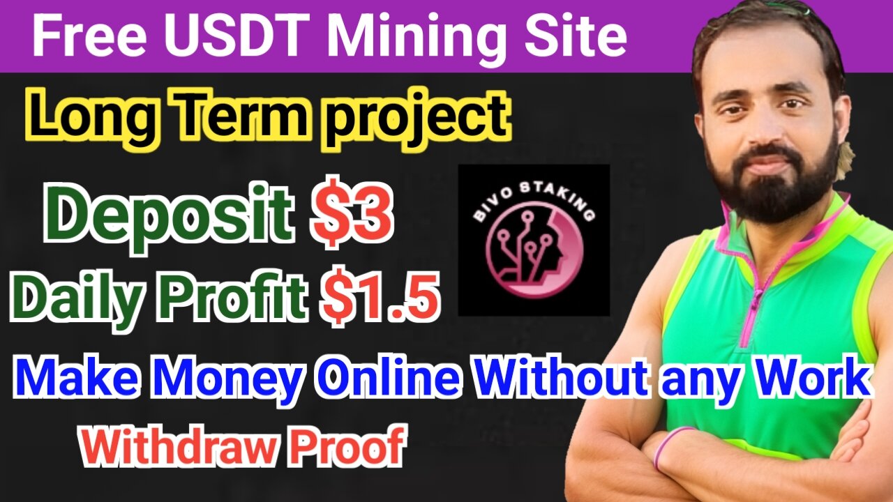 New Best Long Term High Profitable USDT Mining Platform | New Online Earning Site