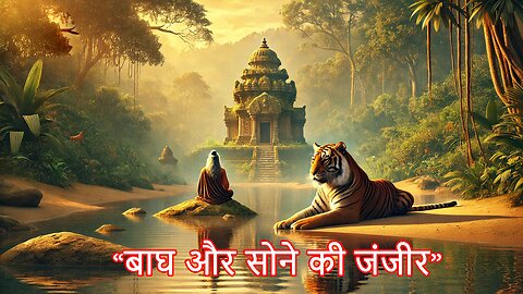 बाघ और सोने की चेन | लालच और धोखे की कहानी | नैतिक कथा