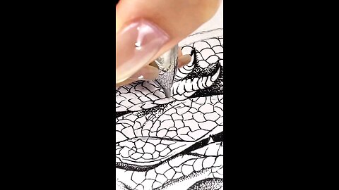 🐊 From Crocodile to Dragon! Insane Pen Art Transformation 🔥🖊️