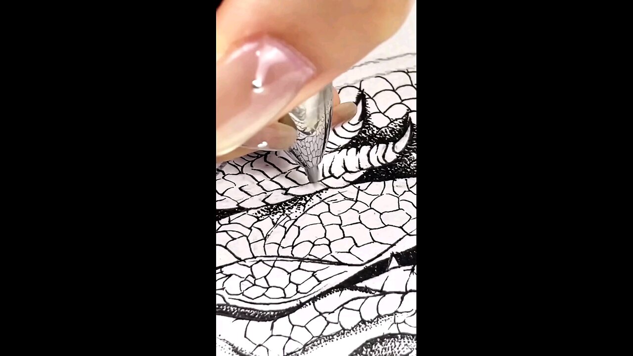 🐊 From Crocodile to Dragon! Insane Pen Art Transformation 🔥🖊️