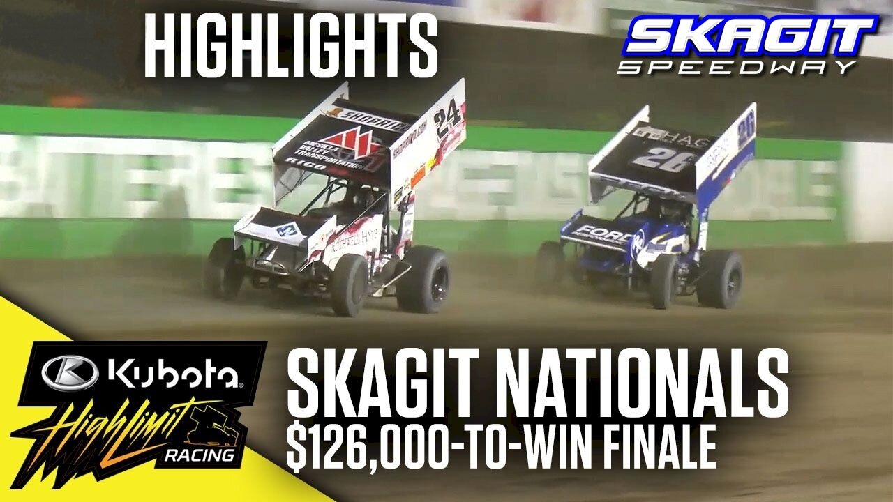 Highlights: Kubota High Limit Racing Skagit Nationals Finale At Skagit Speedway (8/30/2025)