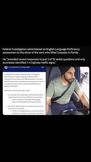 Same thing in Canada with illegal drivers.