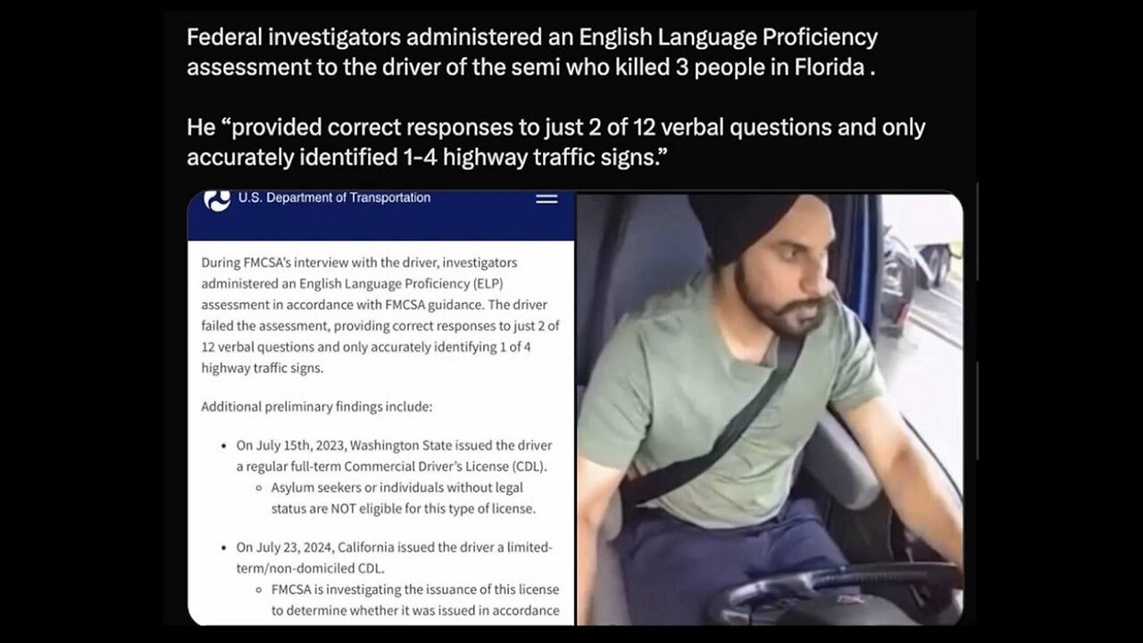 Same thing in Canada with illegal drivers.