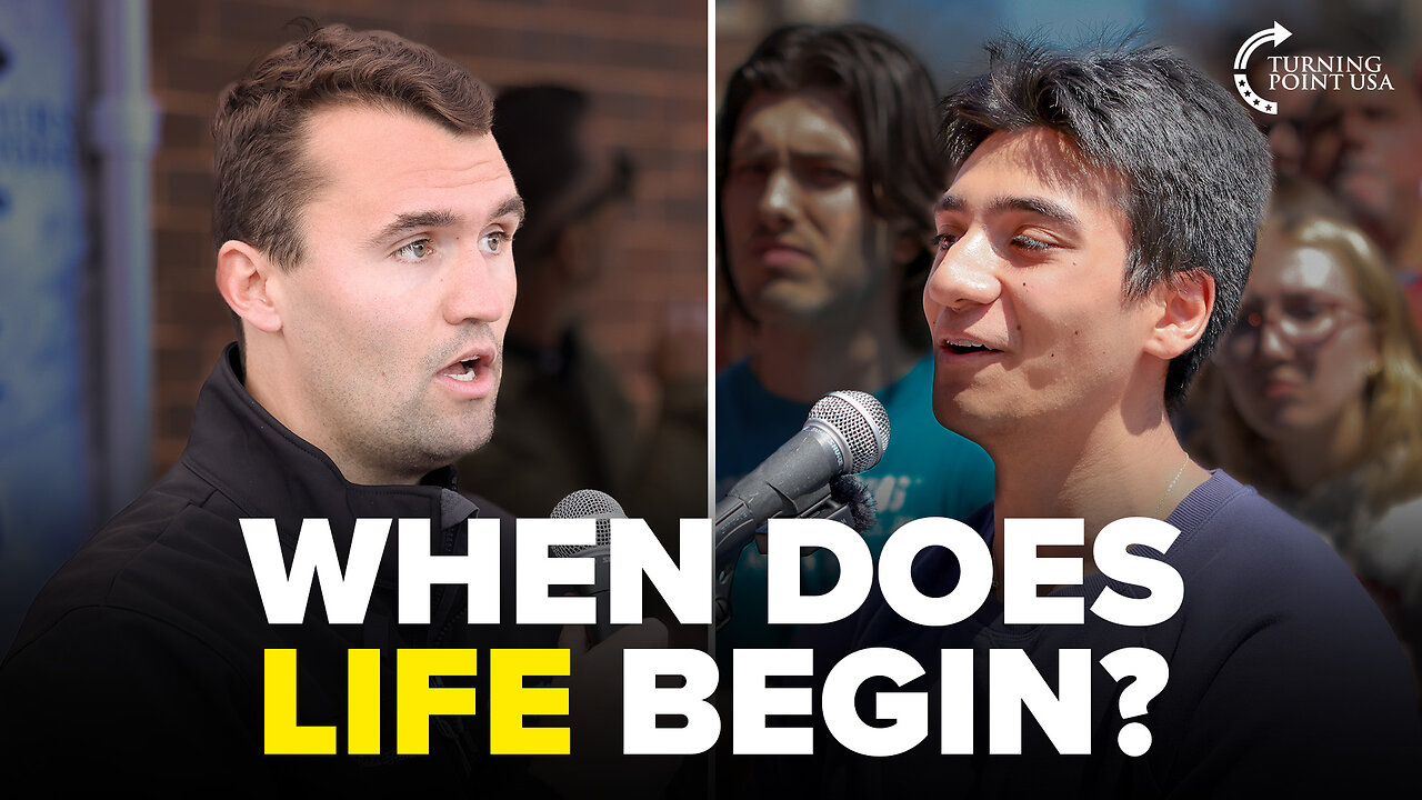 Charlie Kirk Corners Pro-Choice Student on Abortion Logic 👀🔥