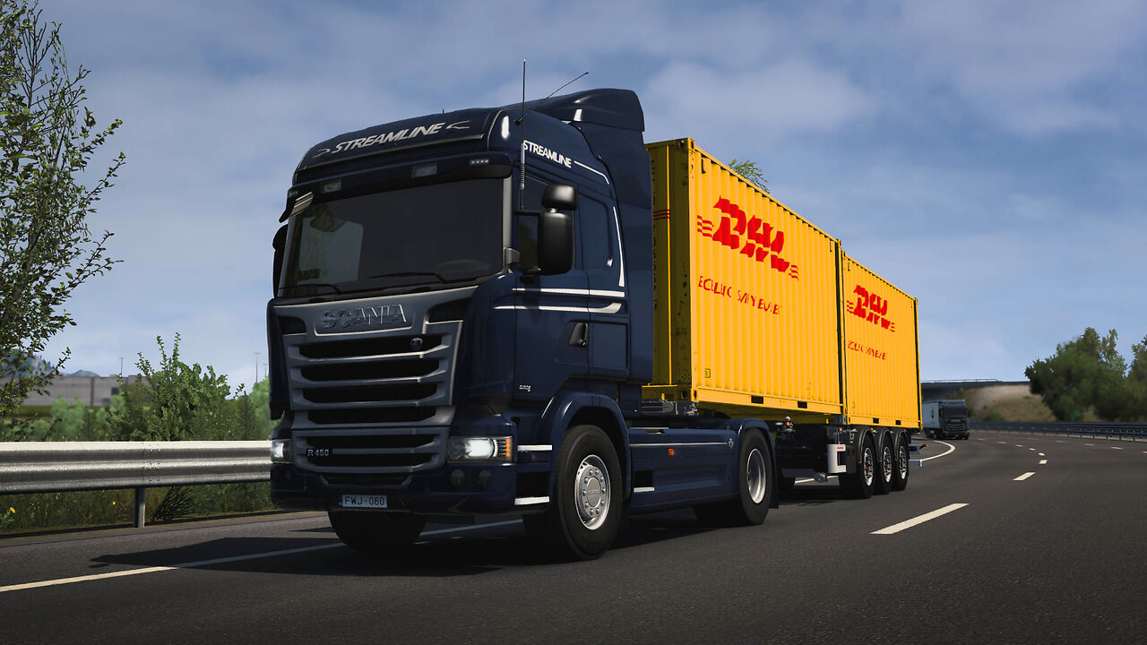 ETS2 | Scania R 450 Streamline | Naples IT to Rome IT | Box Containers SC 24t
