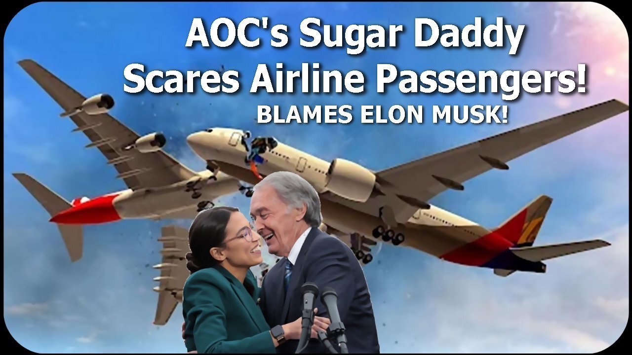 AOC's Sugar Daddy Scares Airline Passengers! ✈️ Posted March 31, 2025