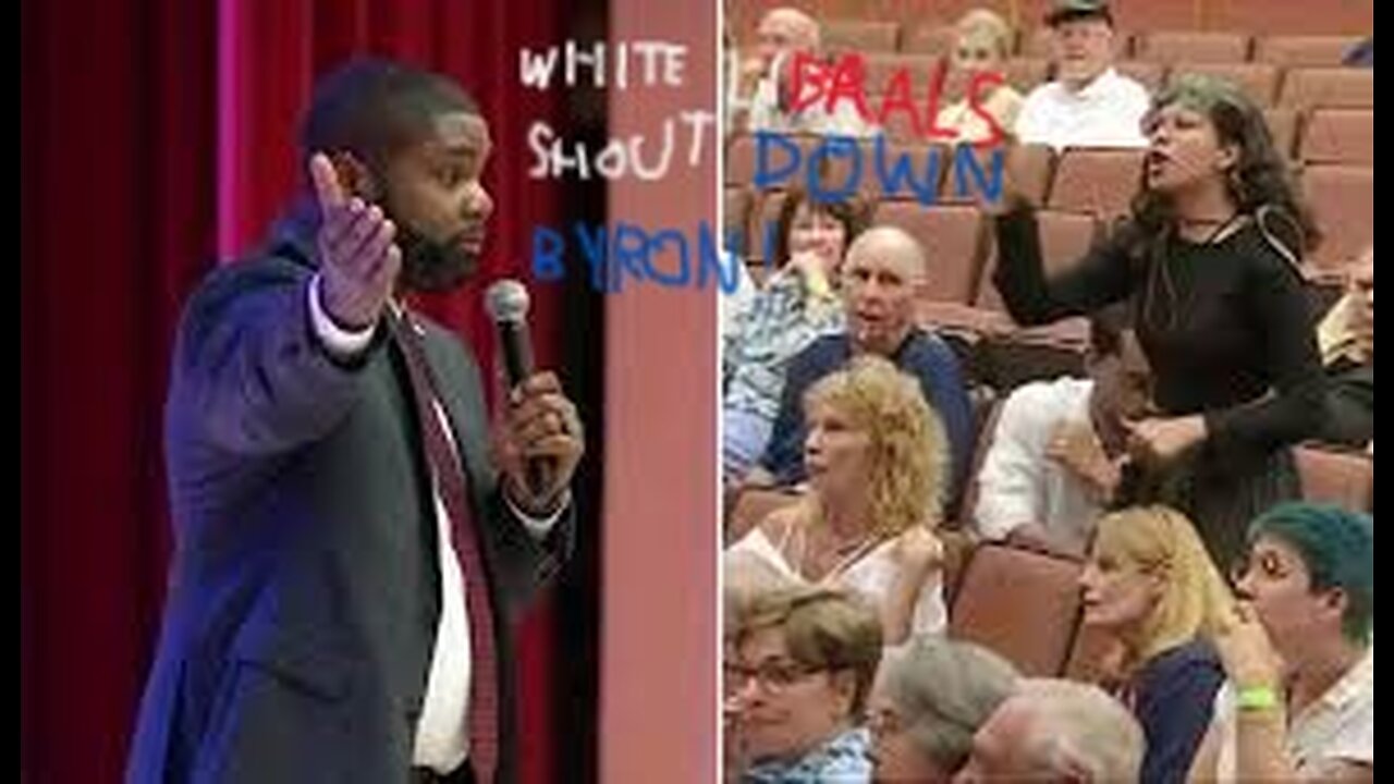 Byron Donalds shouted Down by Guilty White Liberals!