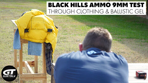 Performance Testing 9mm Black Hills Ammo Through Clothing and Gel