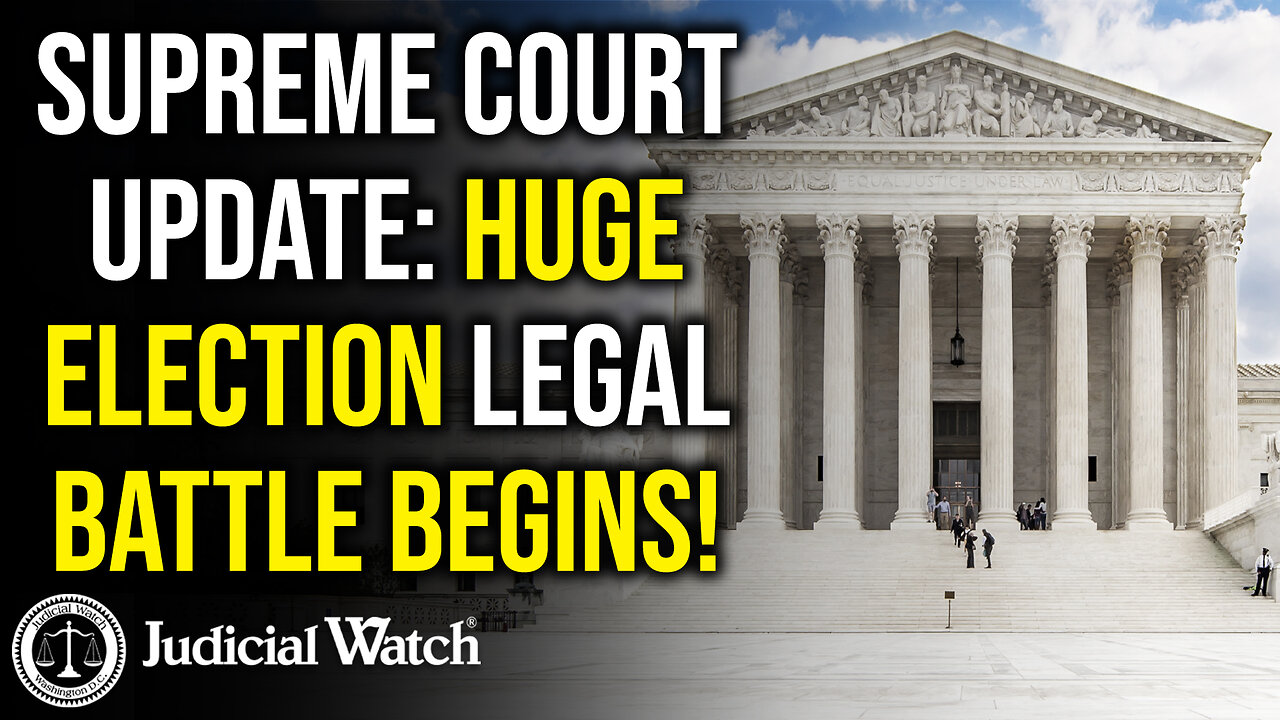 SUPREME COURT UPDATE: HUGE Election Legal Battle BEGINS!