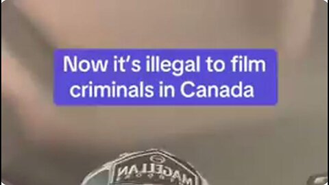 Now it’s illegal to film criminals in (Hamilton, Ontario) Canada