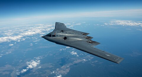 Northrop B-2 Spirit Jet Flying in the Sky