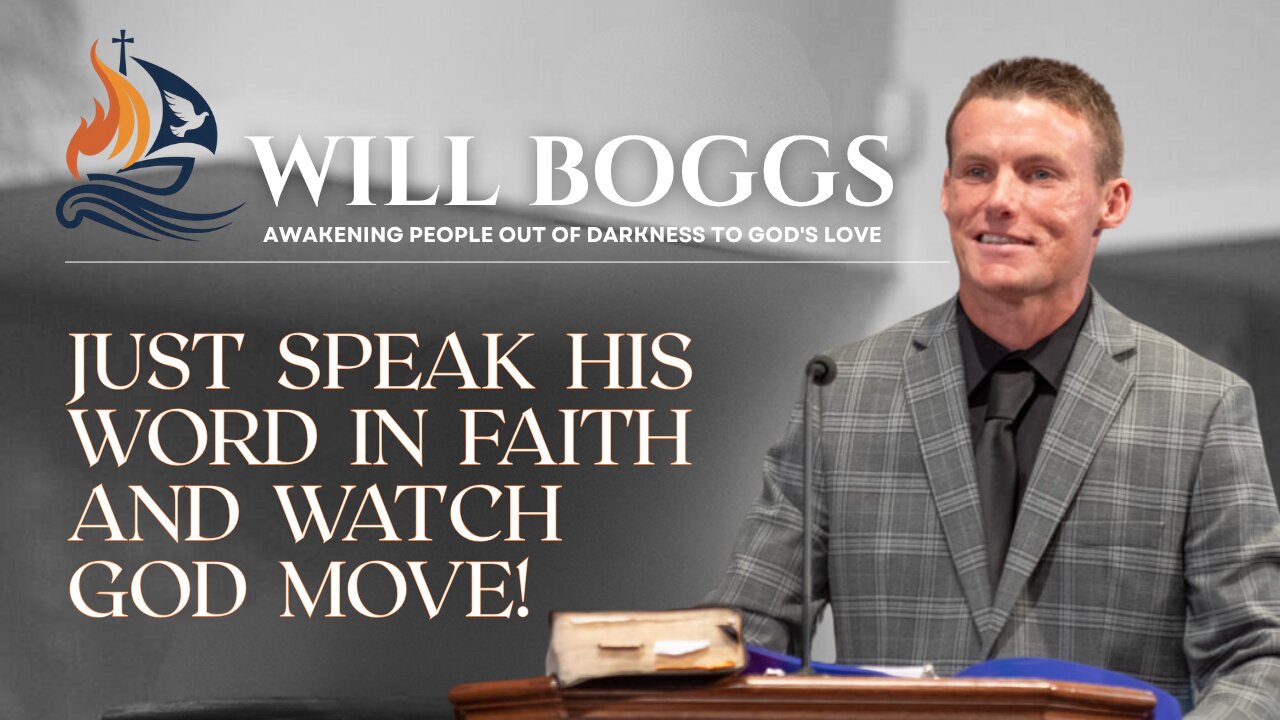 Just speak His Word in faith and watch God move!