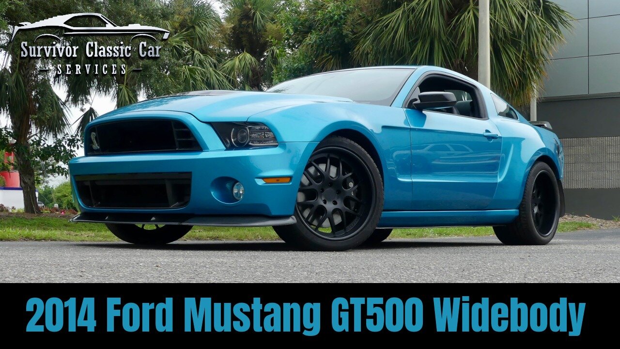 Widebody 2014 Shelby GT-500 w/ only 3000 actual miles!!! 5.4L Supercharged V8!!!