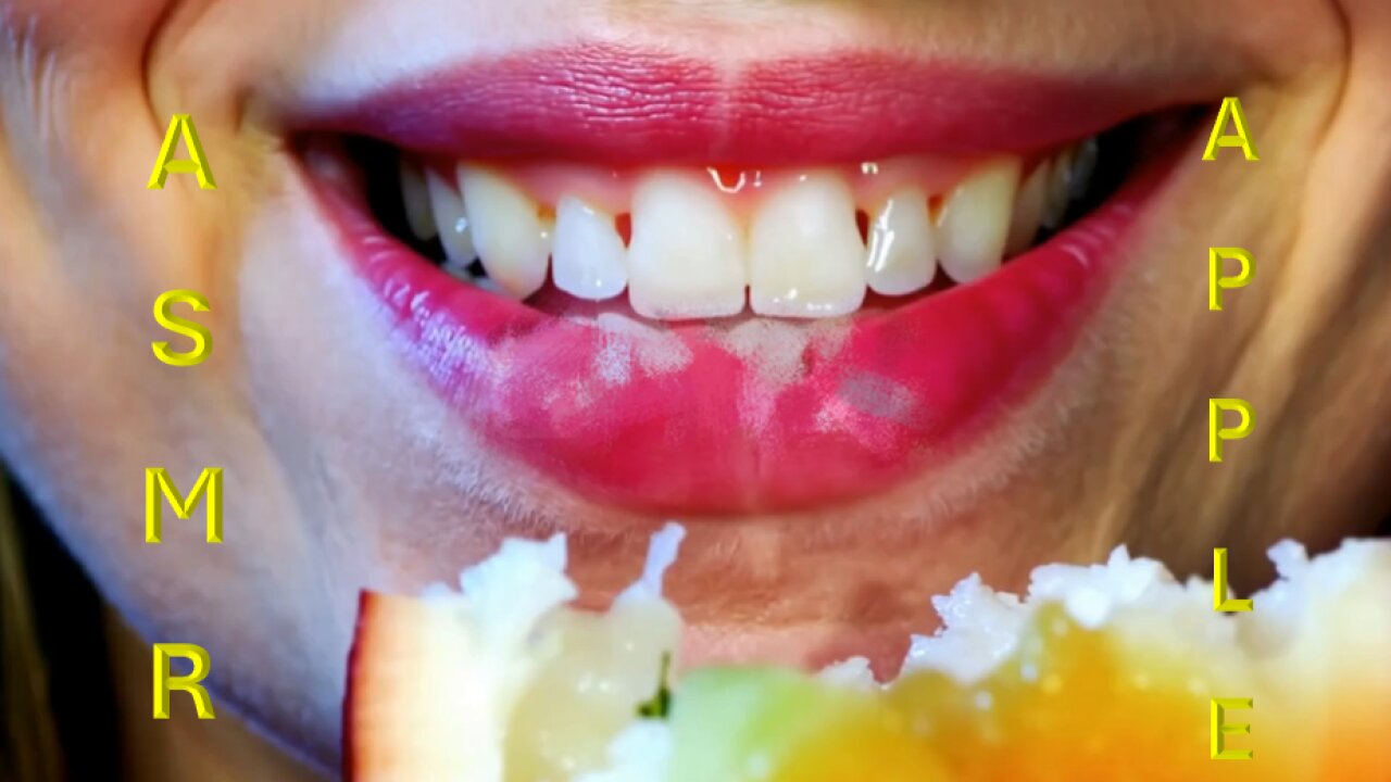 ASMR with Sound eating Apple🤤🤗