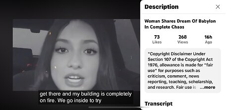 RE: Woman Shares Dream of Babylon 🇺🇸 in Complete Chaos
