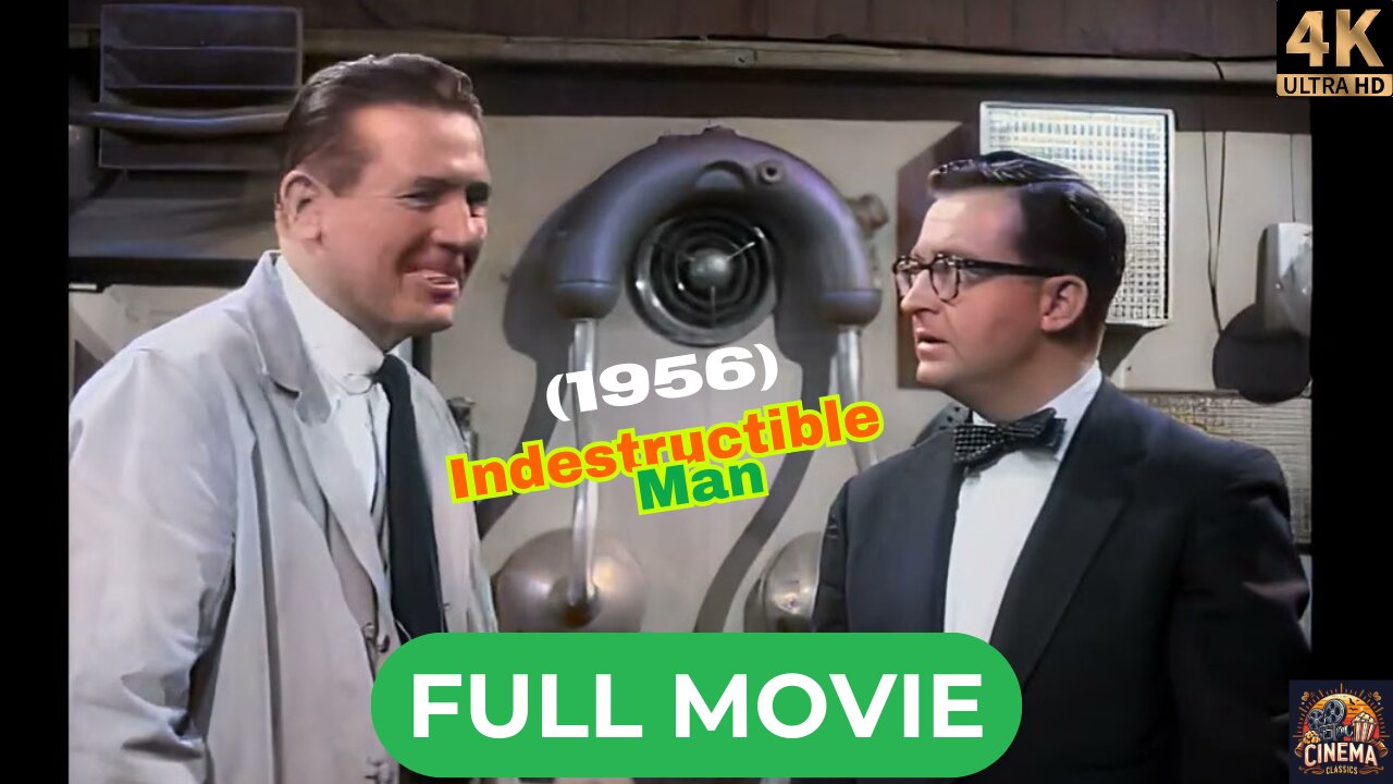 Indestructible Man (1956) | Lon Chaney Jr | Crime, Horror, Sci-Fi 4K Colour Movie