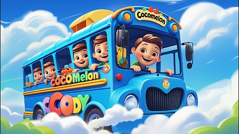 Wheels on the Bus | Cocomelon Style Nursery Rhyme | Kids Songs