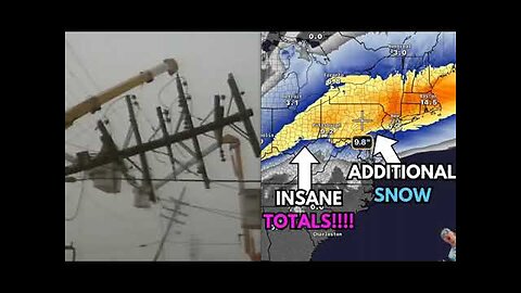 Emergency Orders Issued : ENGINEERED Ice Storm Snaps Power Poles, Mass Power Outages and Blackouts