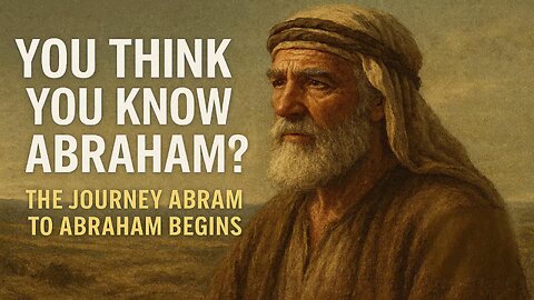 You Think You know Abraham: The Journey From Abram To Abraham Begins