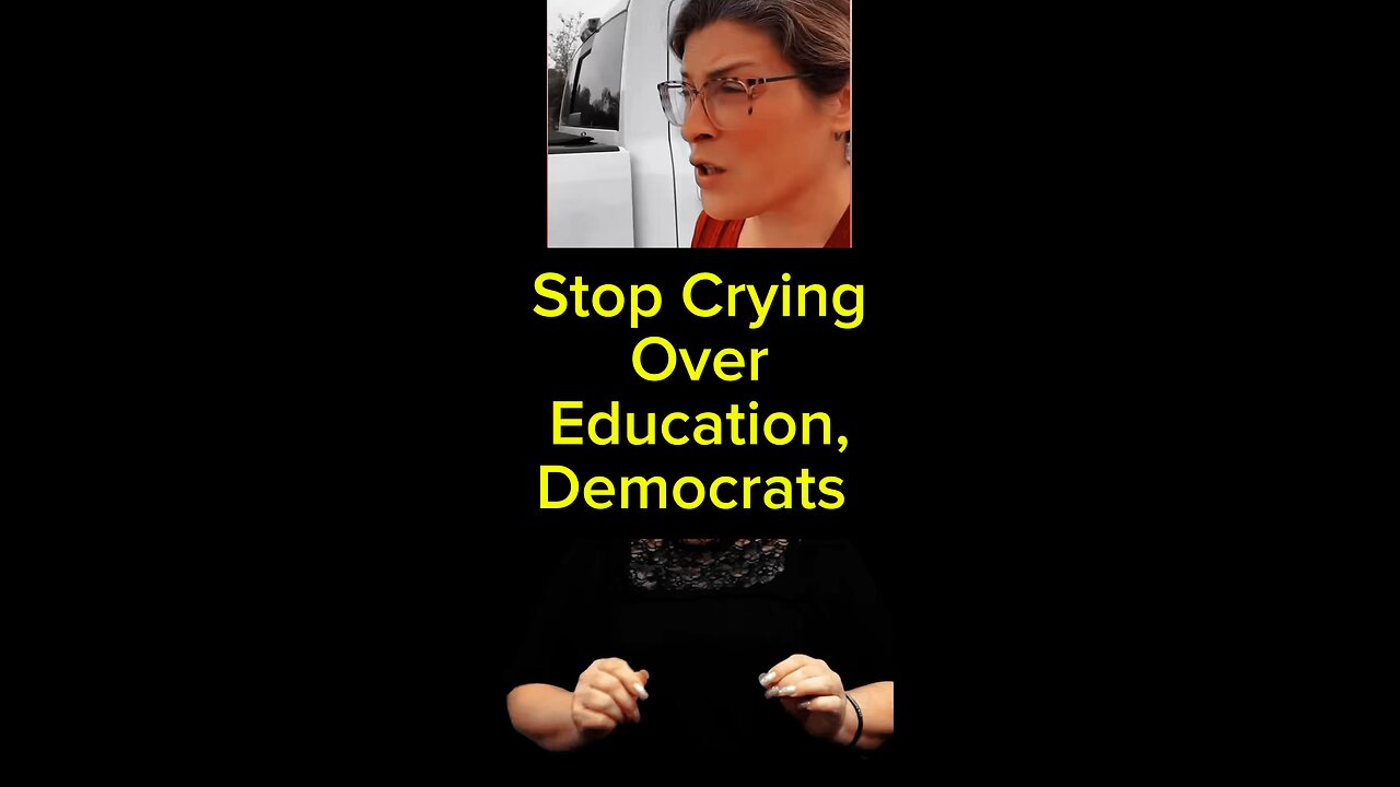 Stop Crying Over Dept Of Education, Democrats 🤦🏻‍♀️