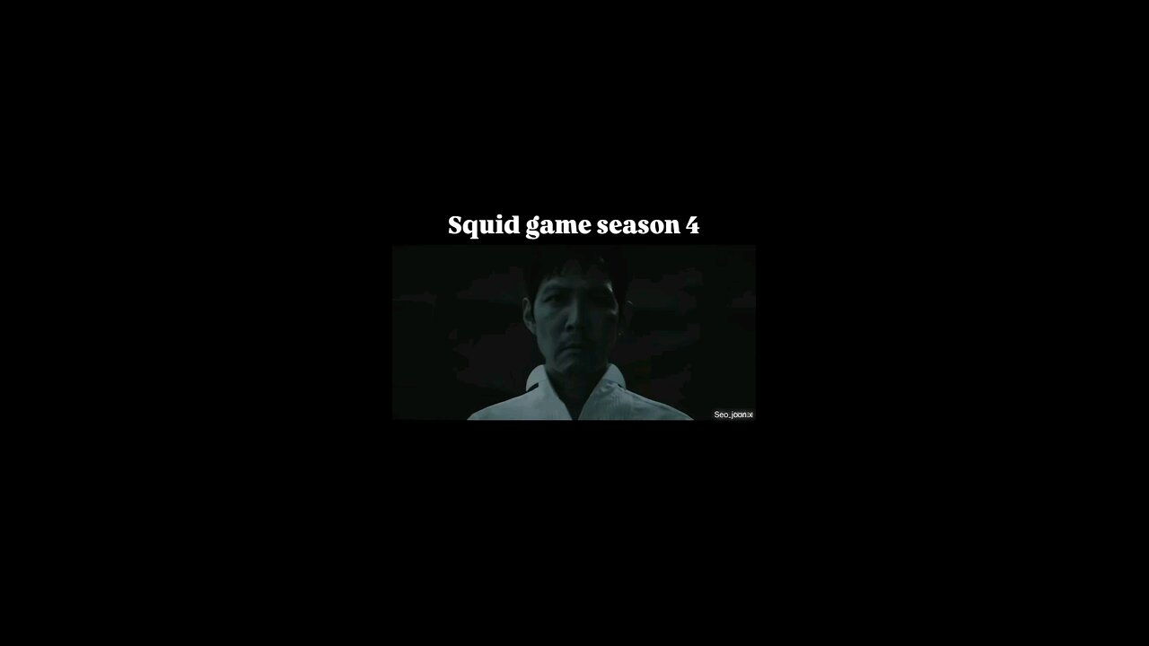 Squid game season 4